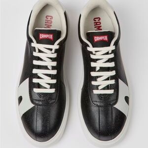 NEW Camper Women's Runner K-21 Athletic Shoes Black and White